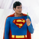 Christopher Reeve in a promo shot for Superman